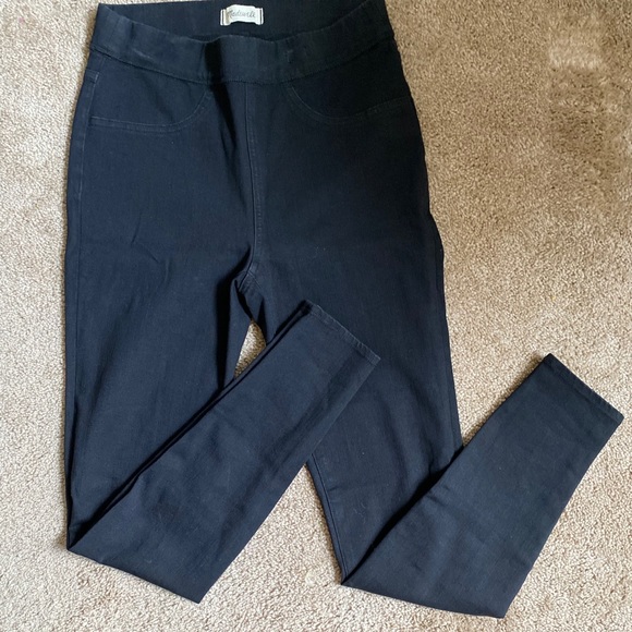 Madewell black jeggings the anywhere jeans 28 - Picture 3 of 7